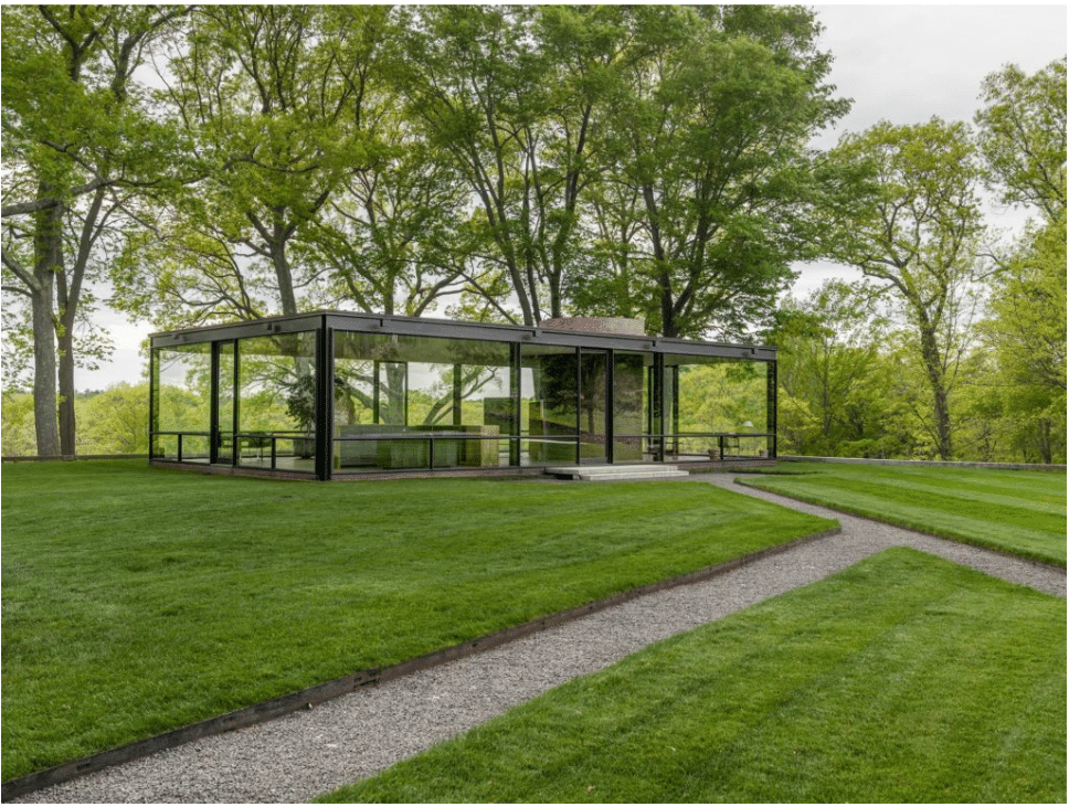 Glass House Exterior New Canaan CT