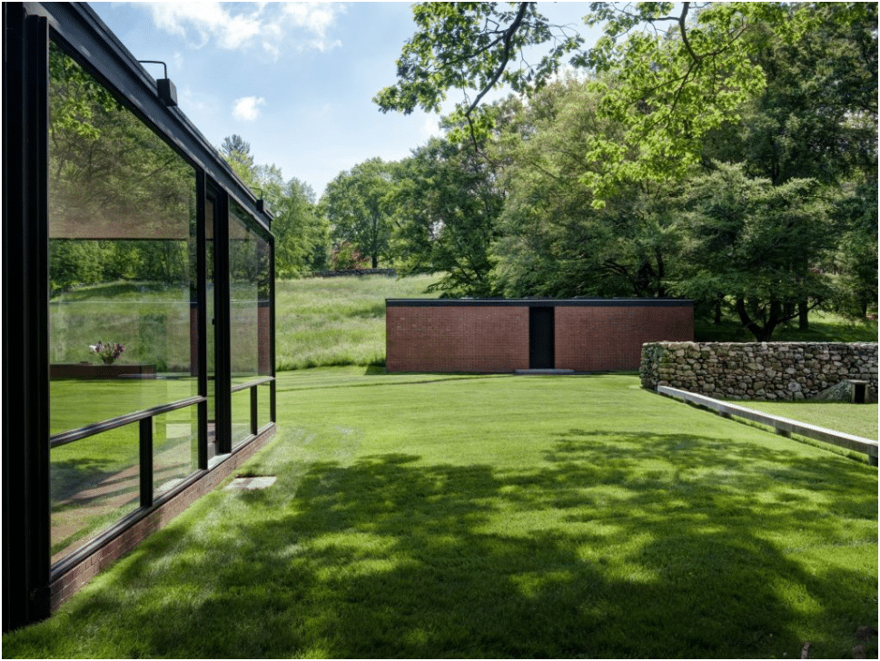 Glass House Yard New Canaan CT
